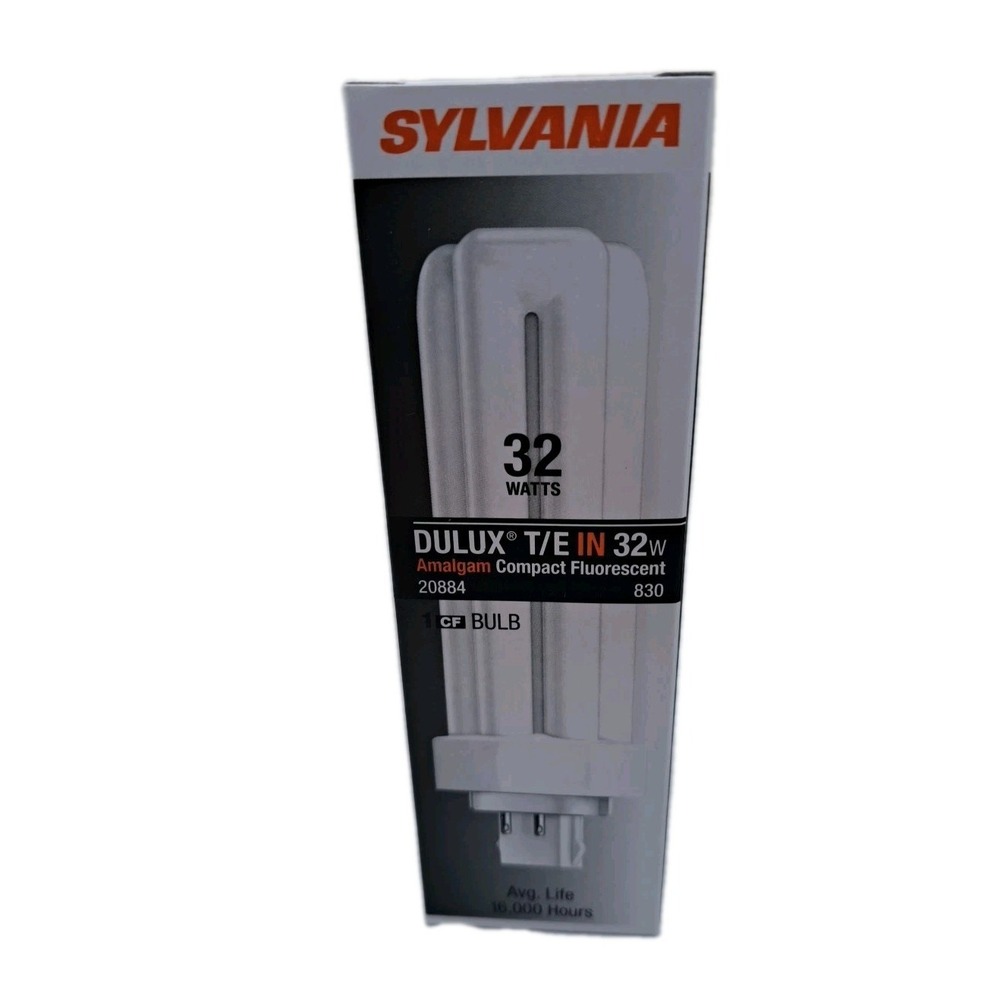 Sylvania 20884 DULUX 32W  CF 4 Pin GX24q-3 CF32DT/E/IN/830 ***CASE OF 50!